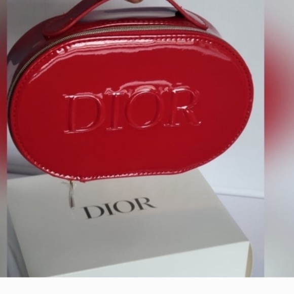 Dior Glossy Red Cosmetic Case - Picture 3 of 6